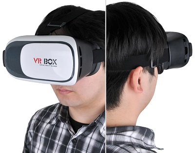 コスパ最高HMD【VR BOX】を装着したところ